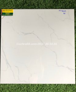 Gạch lát nền trắng vân mây 60x60 hcm