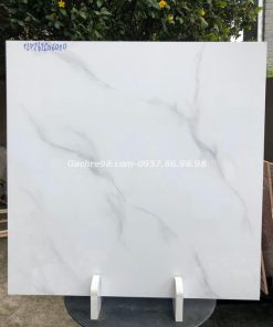 Gạch lát nền trắng vân khói 60x60