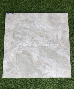 Gạch lót sàn 60x60 vân đá màu xám hcm