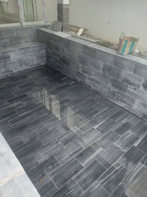 Đá tự nhiên lát bể bơi