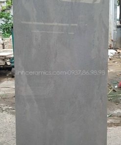 Gạch ốp tường 60x120 màu xám phòng ngủ