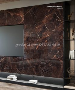 Gạch Ấn Độ 1200x2400 màu nâu vân đá