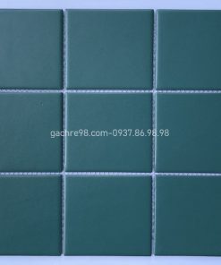 Gạch thẻ 10x10 màu xanh cổ vịt