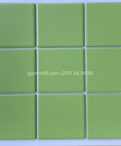 Gạch thẻ 10x10 màu xanh lát cây