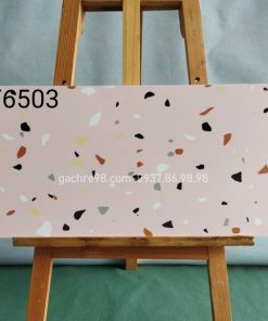 Gạch terrazzo 30x60 Y6503 màu hồng