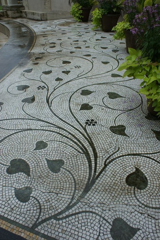 Mosaic Tiles garden 1