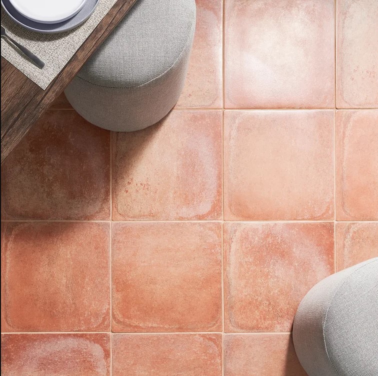 Square terracotta tiles for the floor 02