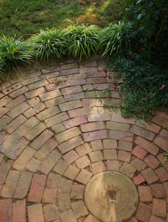 Brick Fire Pit Garden