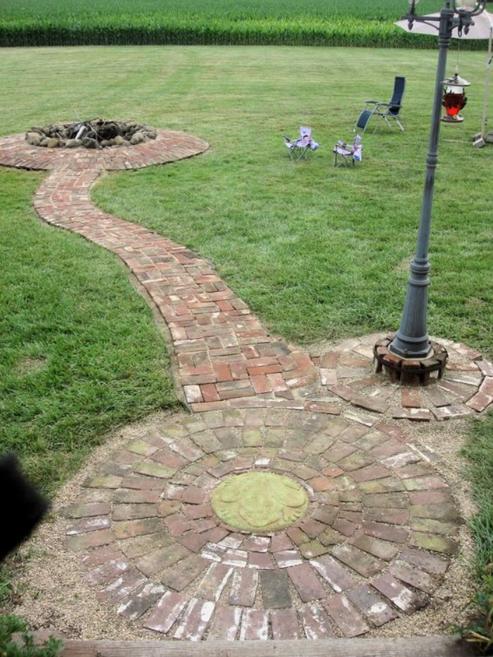 Brick Fire Pit for Park