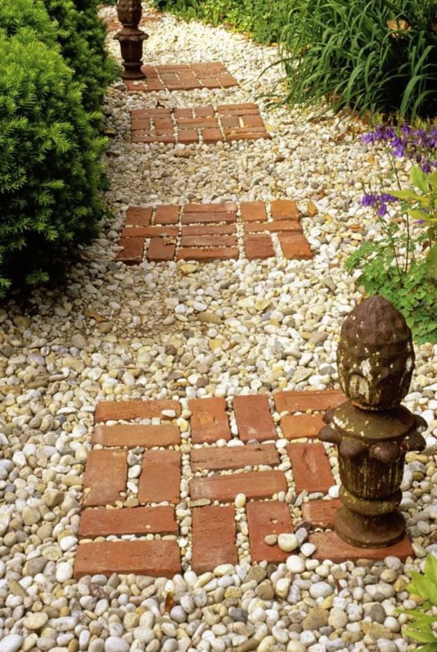 Raised Garden Bed with stone