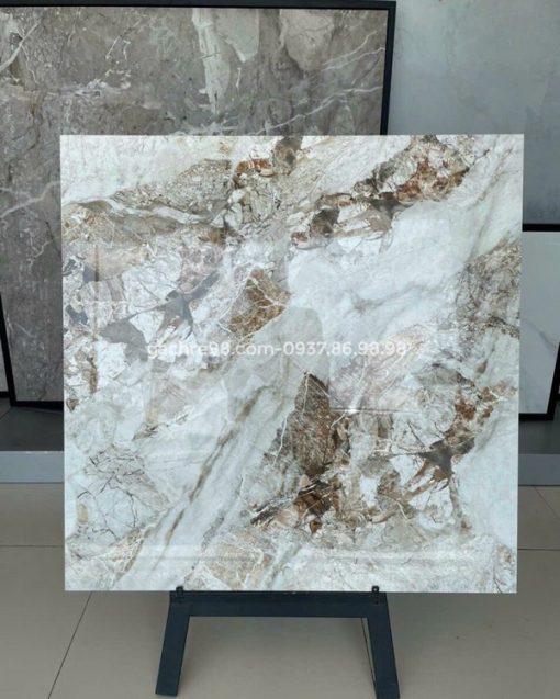 Bóng kiếng vân đá gạch lát nền đẹp 80x80