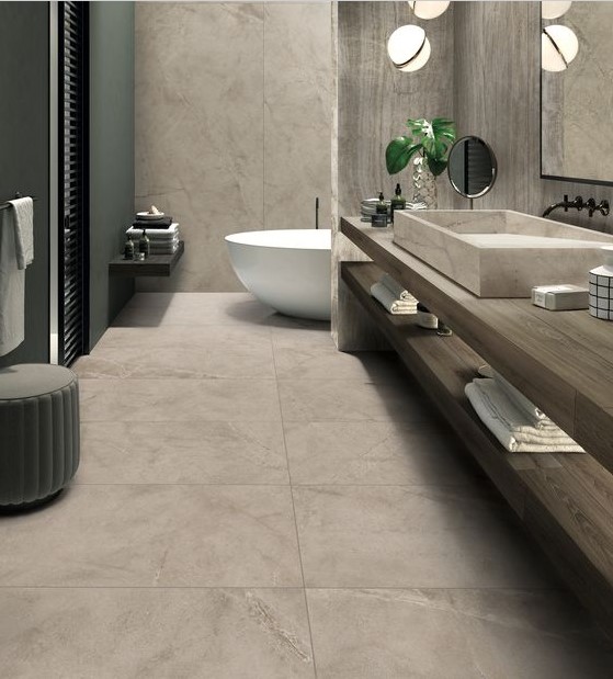 Natural Stone bathroom floor tiles